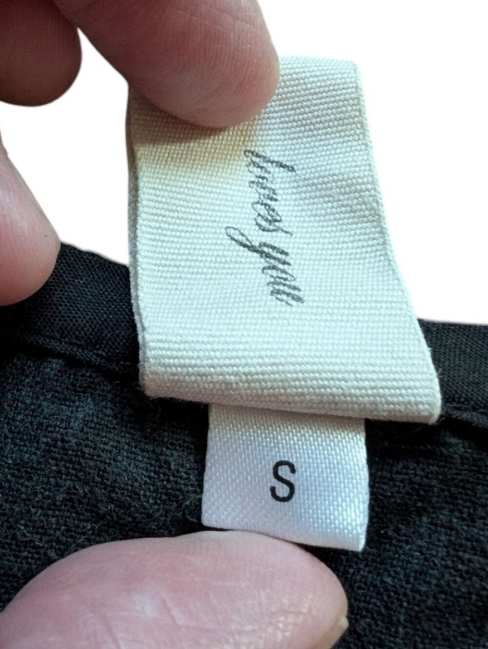 Smoking Lily Saturday Linen Dress Women Small Grey Made in Canada Minimalist - Picture 9 of 12